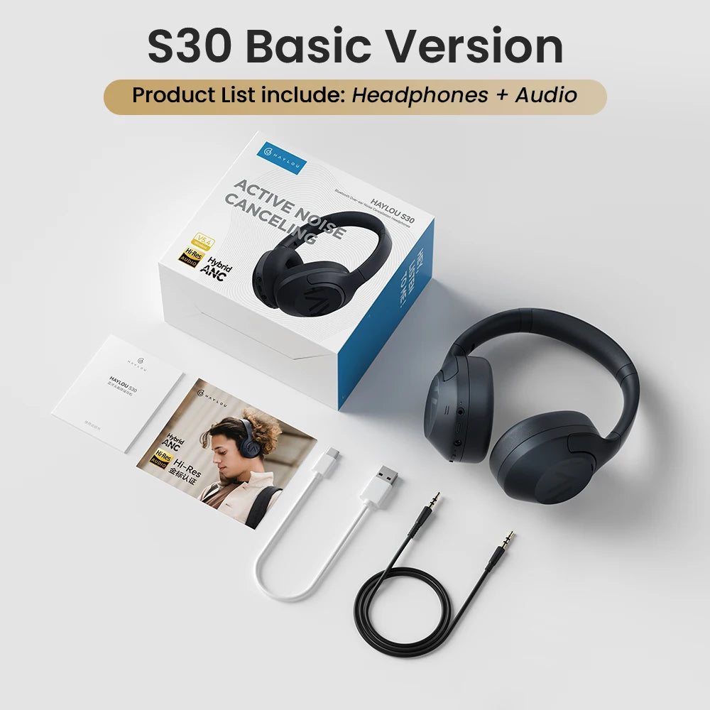 HAYLOU S30 ANC Hi-Res Headphones