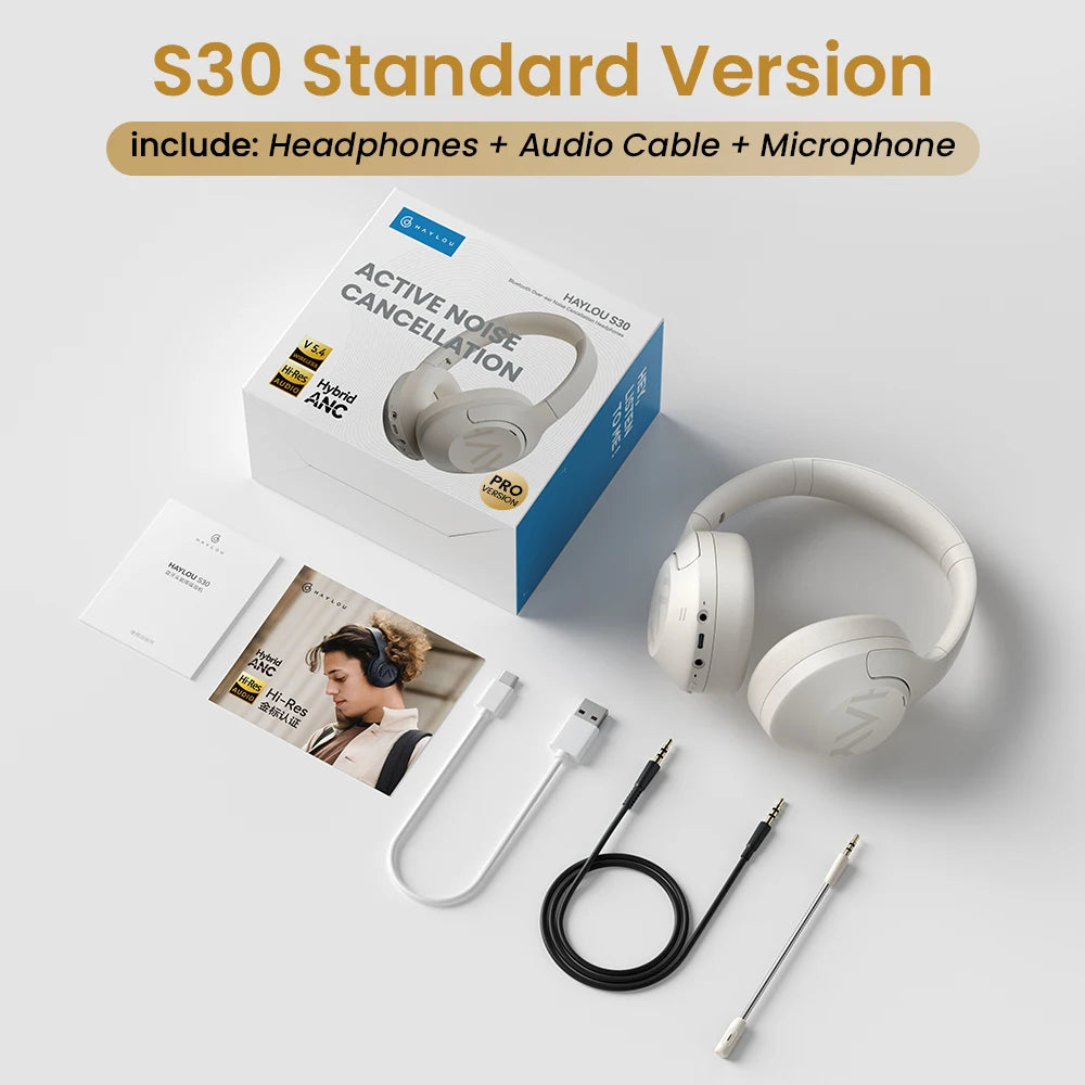 HAYLOU S30 ANC Hi-Res Headphones