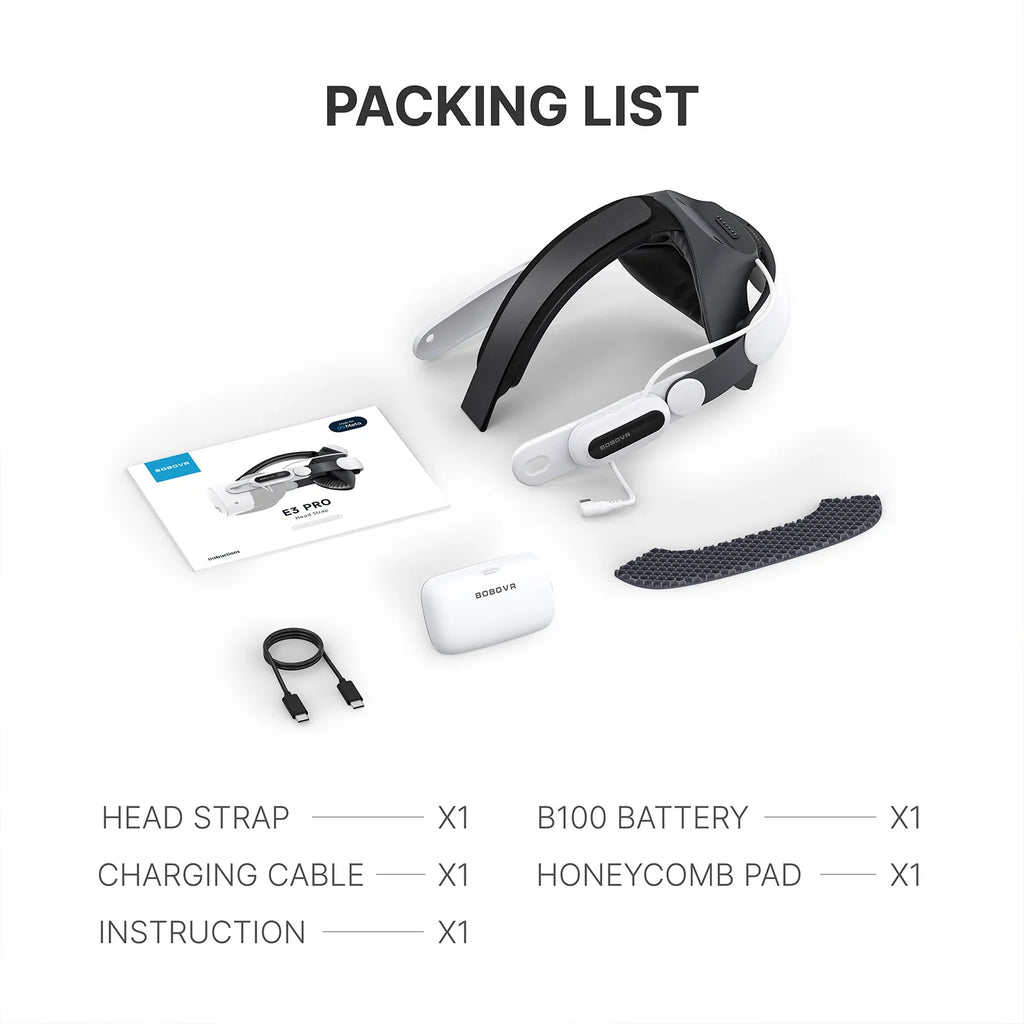 BOBOVR E3 Pro Quest 3 Battery Strap