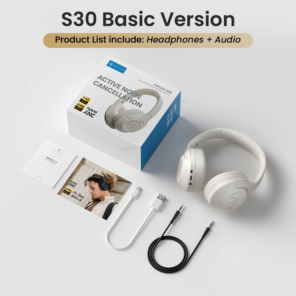 HAYLOU S30 ANC Hi-Res Headphones